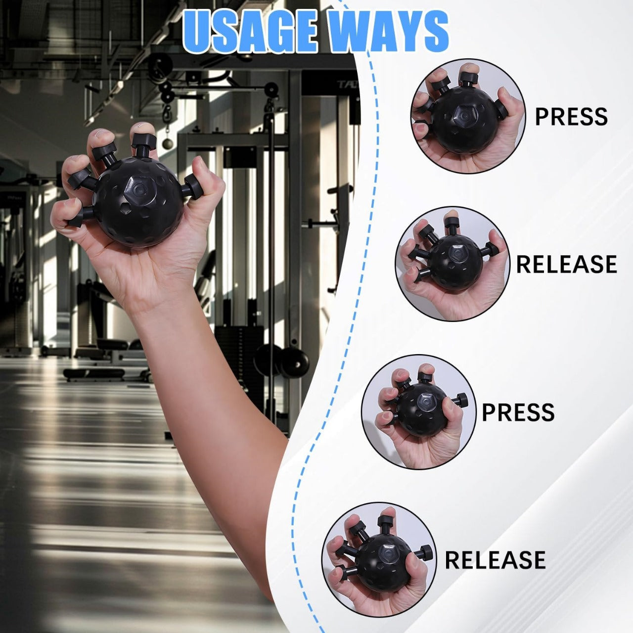 Gym Finger Hand Strengthener Grip