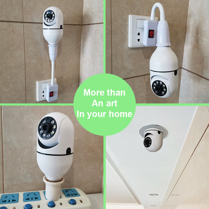 WiFi Bulb CAMERA 1080P 4X Zoom