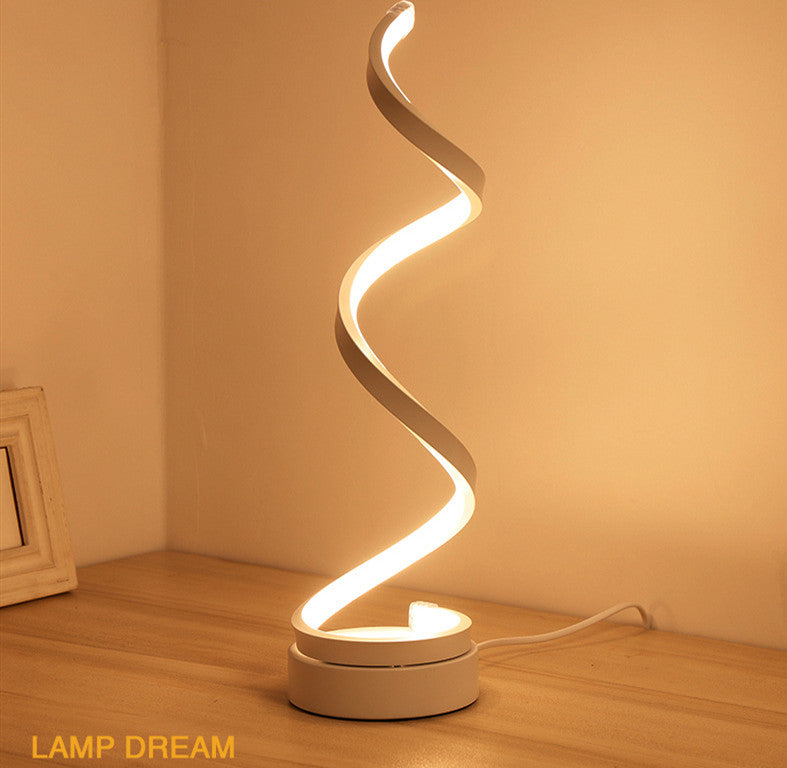 Curved Shaped Table Lamp
