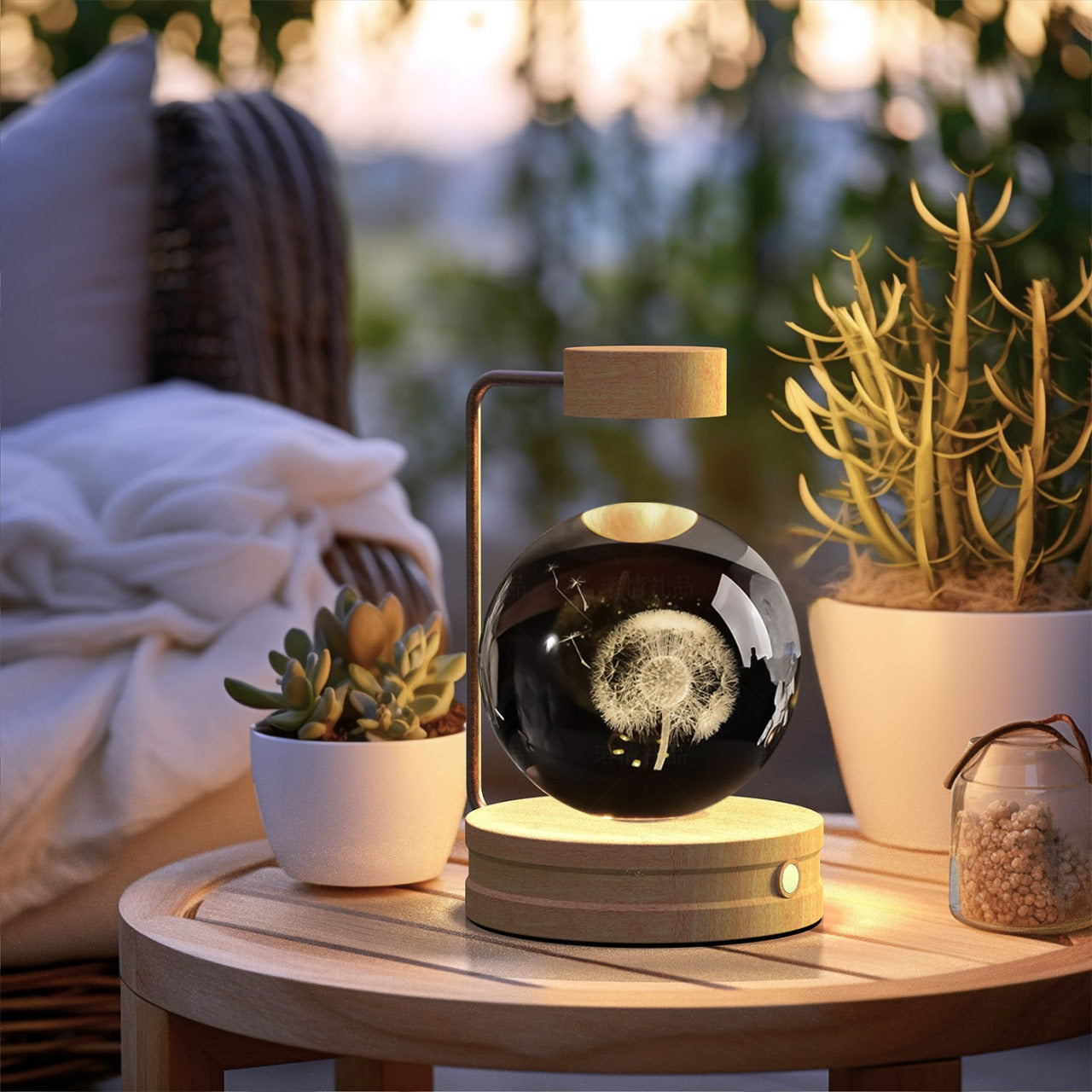 Crystal Ball Cosmic Indoor Night Light