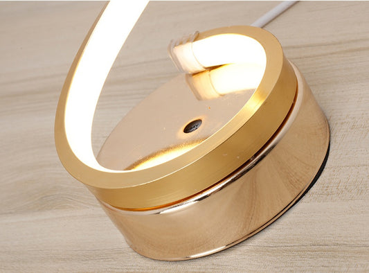 Curved Shaped Table Lamp