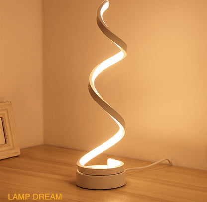 Curved Shaped Table Lamp