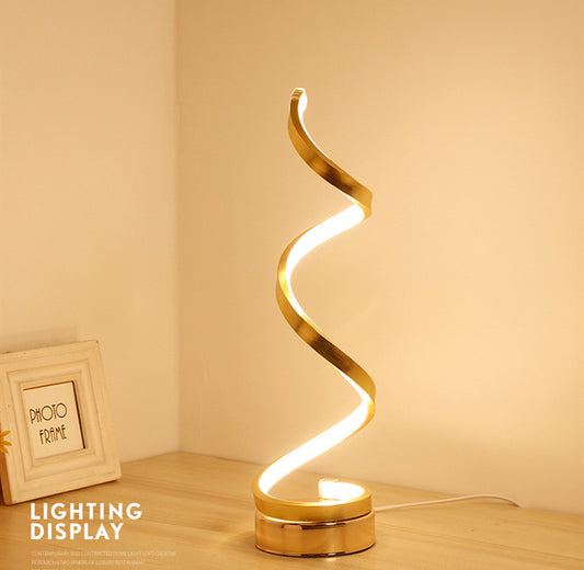 Curved Shaped Table Lamp