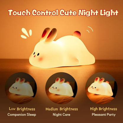 Bunny Touch Control Cute Night Light